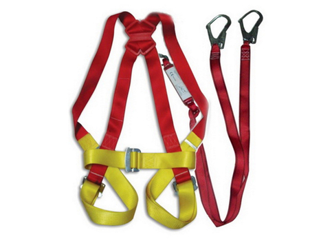 เข็มขัดเซฟตี้ เข็มขัดนิรภัย Safety harness ms-717k absorber webbing 2 hook